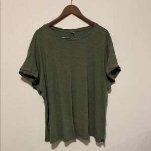Old Navy Forest Green Short Sleeve Tee